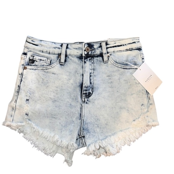 Kancan Stone Washed Jean Shorts – Size Medium - Picture 1 of 6